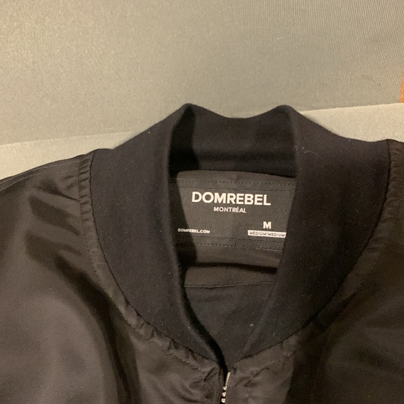 Unisex Dom Rebel biker style zip up sweater / jacket - Picture 3 of 6